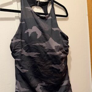 Athleta Black and Gray Tank Top